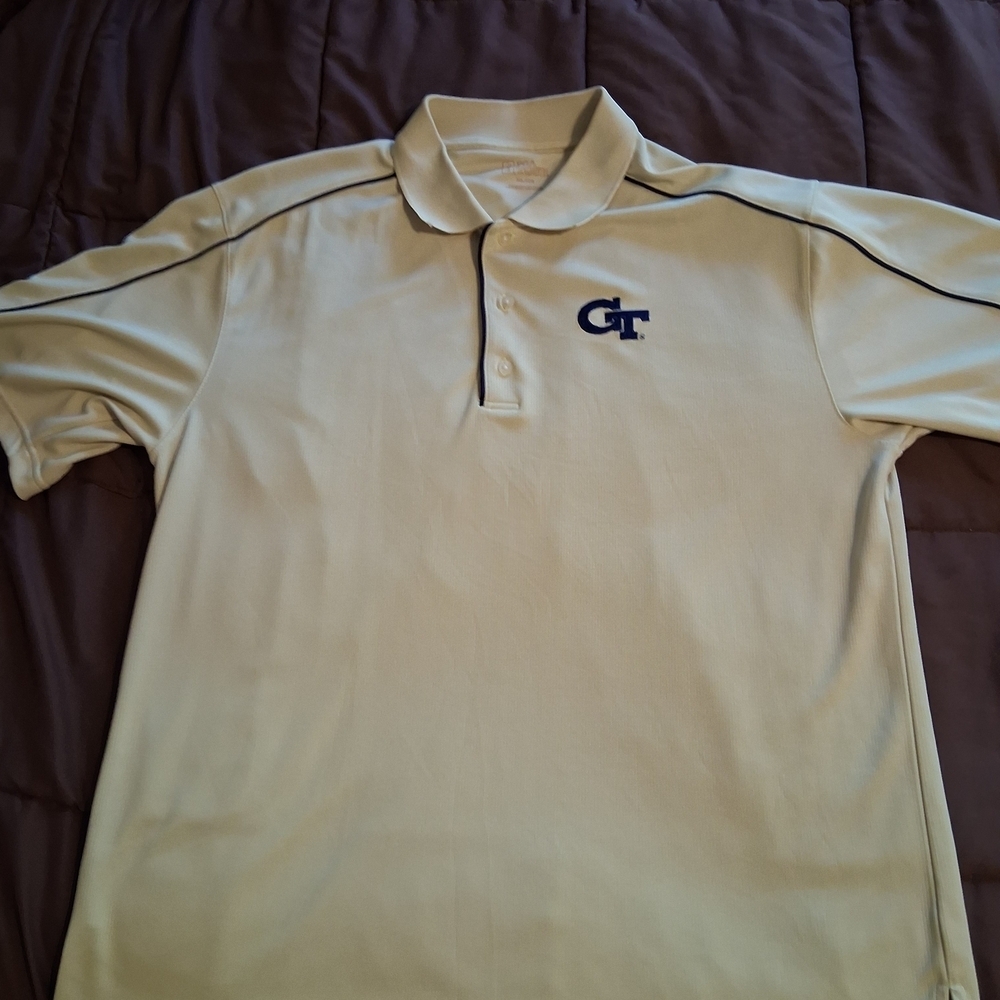 Georgia Tech Yellowjackets PGA Tour Mens Polo Golf Shirt Size XL - Picture 1 of 6